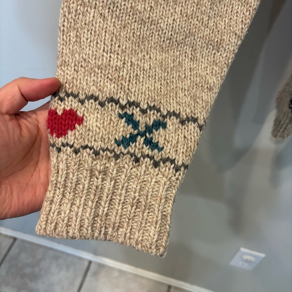 Vintage Eddie Bauer Marled Wool Blend Rocking Horse Sweater Women’s Size Large - Picture 8 of 11